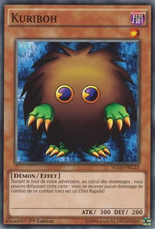 Decks Légendaires de Yugi YGLD - Kuriboh