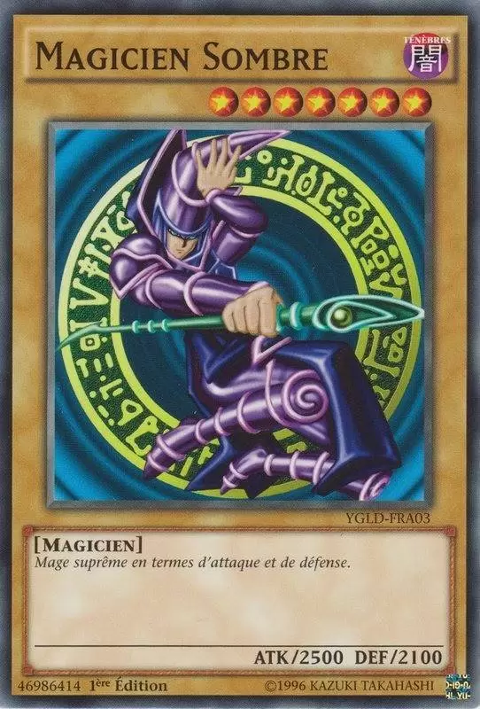 Decks Légendaires de Yugi YGLD - Magicien Sombre