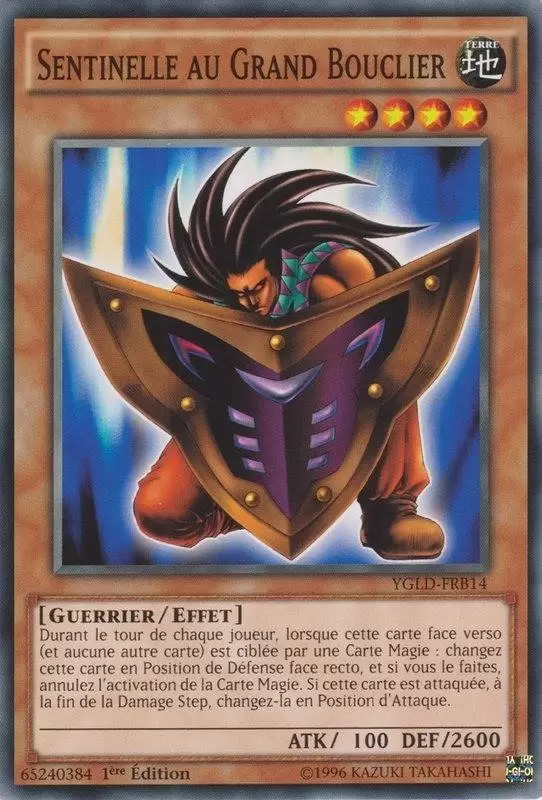 Decks Légendaires de Yugi YGLD - Sentinelle au Grand Bouclier