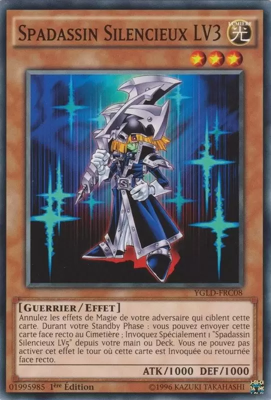 Decks Légendaires de Yugi YGLD - Spadassin Silencieux LV3
