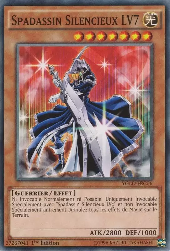 Decks Légendaires de Yugi YGLD - Spadassin Silencieux LV7