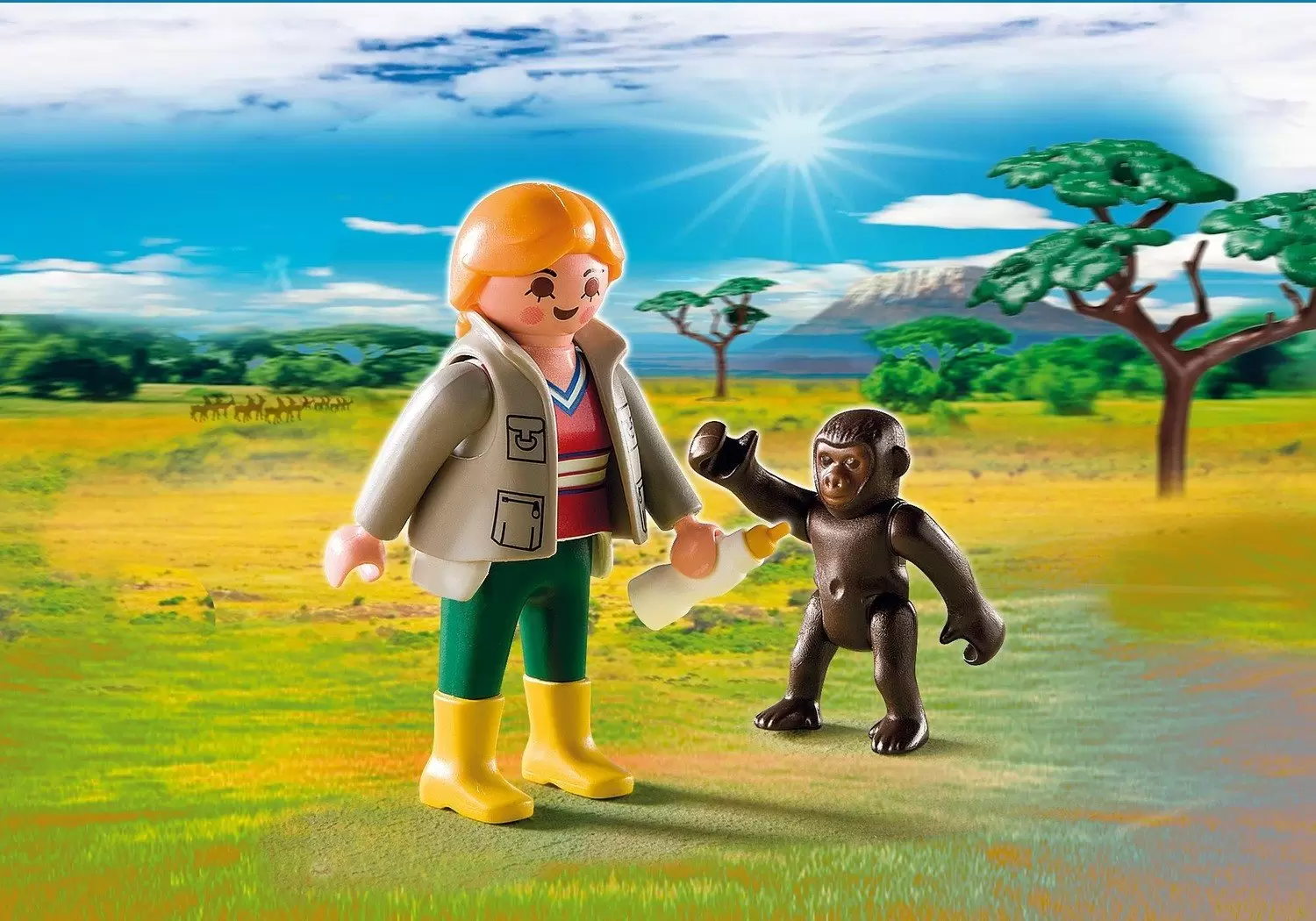 Playmobil Special - Zookeeper with Baby Gorilla