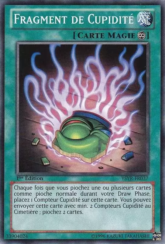 Deck de Démarrage Yugi Revient YSYR - Fragment de Cupidité