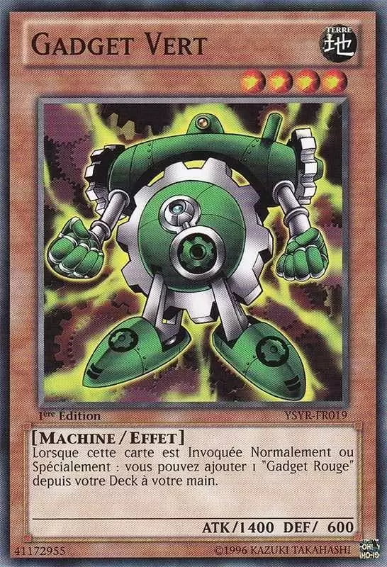 Deck de Démarrage Yugi Revient YSYR - Gadget Vert