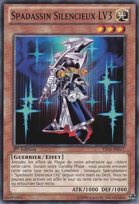 Deck de Démarrage Yugi Revient YSYR - Spadassin Silencieux LV3