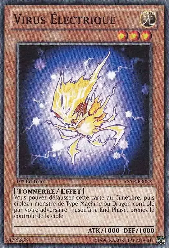 Deck de Démarrage Yugi Revient YSYR - Virus Electrique