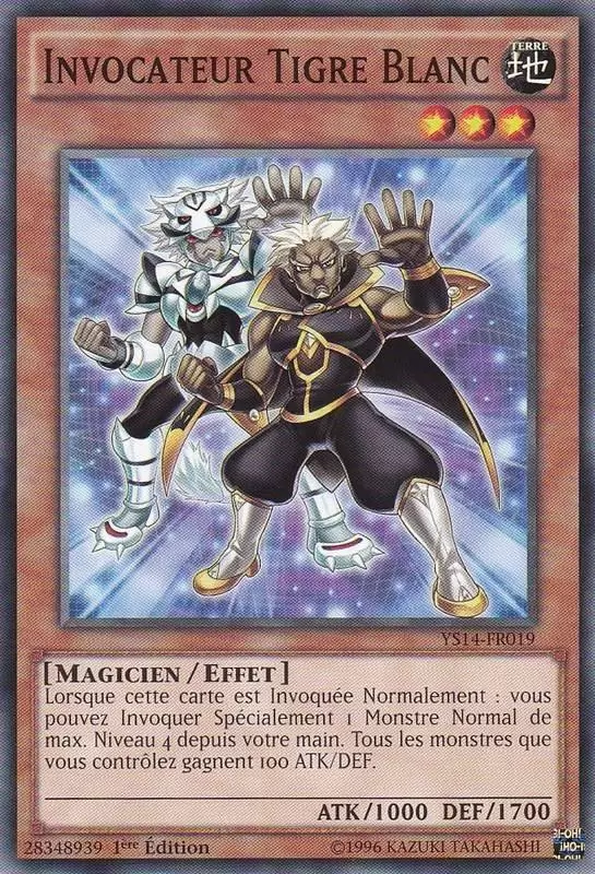 Super Deck de Démarrage: La confrontation de l’Espace-Temps YS14 - Invocateur Tigre Blanc