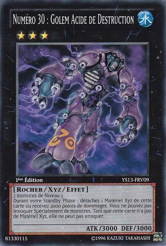 Super Deck de Démarrage: V pour Victoire YS13 - Numéro 30 : Golem Acide de Destruction