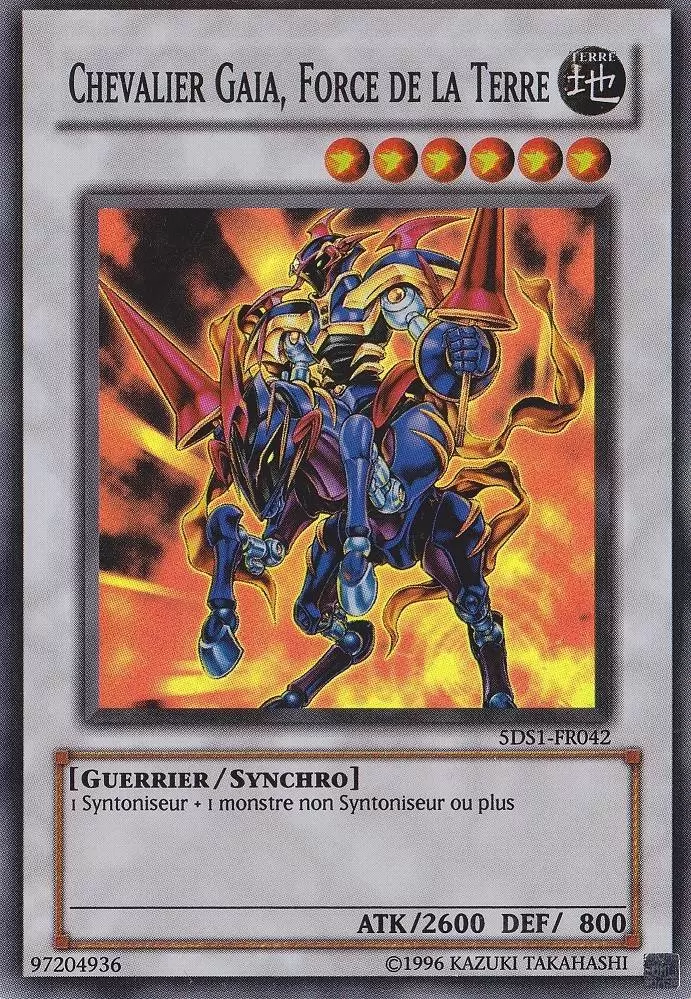 Deck de Démarrage 5D\'s 5DS1 - Chevalier Gaia, Force de la Terre