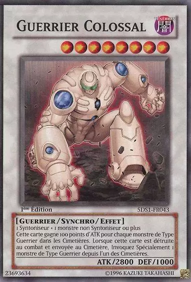 Deck de Démarrage 5D\'s 5DS1 - Guerrier Colossal