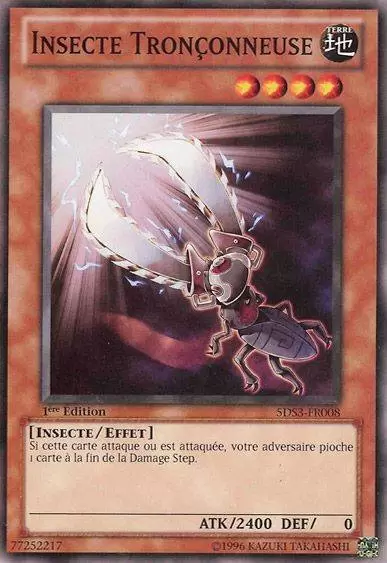Deck de Démarrage : L’Outil du Duelliste 5DS3 - Insecte Tronçonneuse
