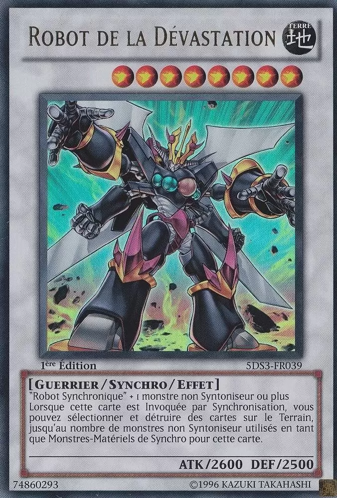 Deck de Démarrage : L’Outil du Duelliste 5DS3 - Robot de la Dévastation
