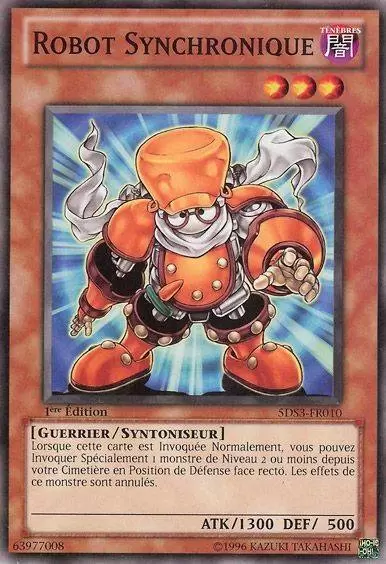 Deck de Démarrage : L’Outil du Duelliste 5DS3 - Robot Synchronique