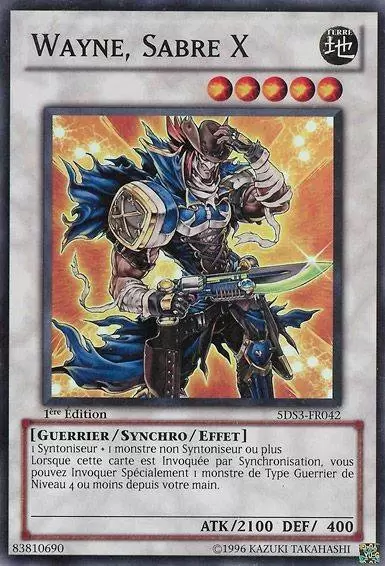 Deck de Démarrage : L’Outil du Duelliste 5DS3 - Wayne, Sabre X