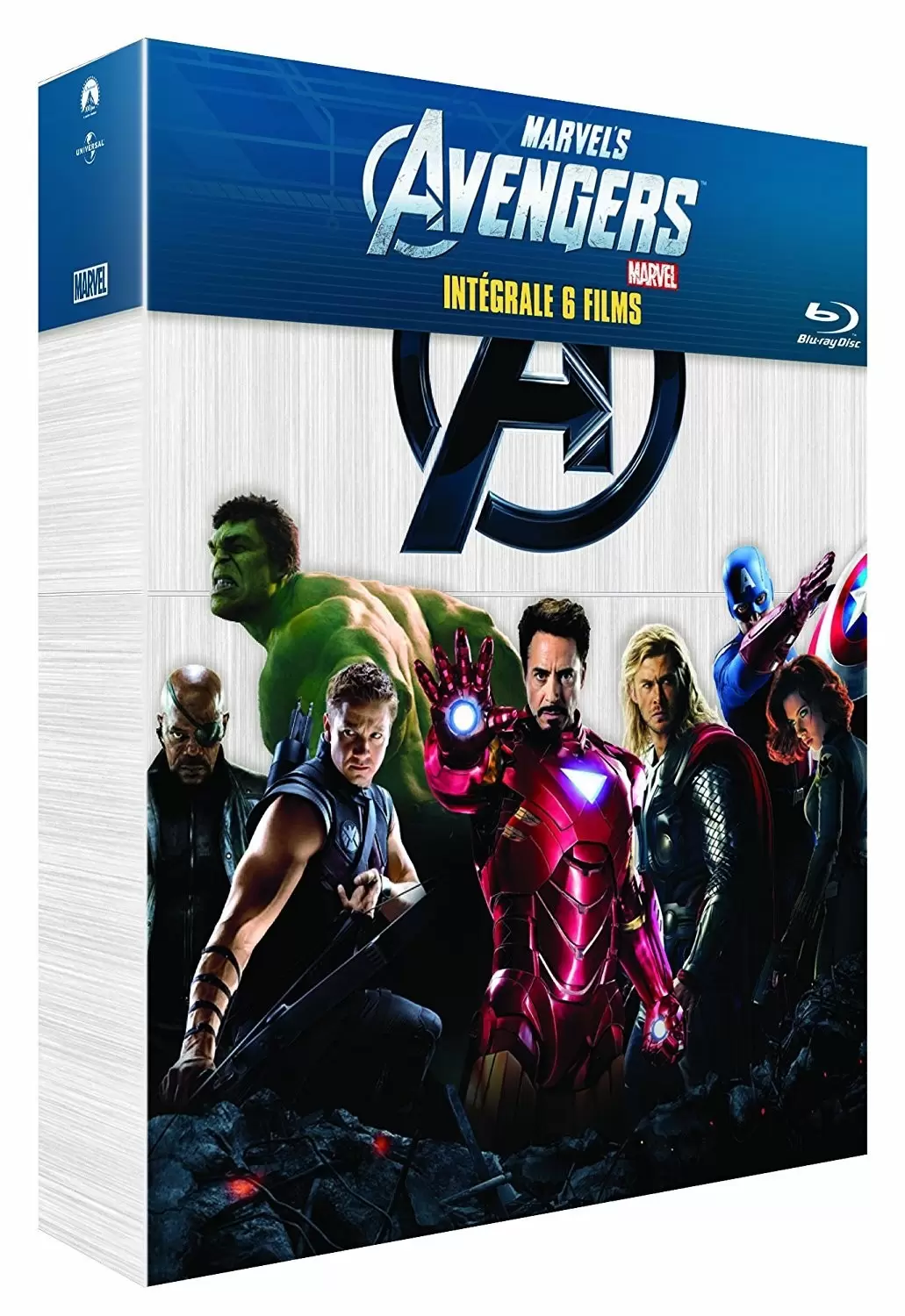 Films MARVEL - Intégrale Marvel : Avengers + Iron Man + Iron Man 2 + L\'incroyable Hulk + Thor + Captain America