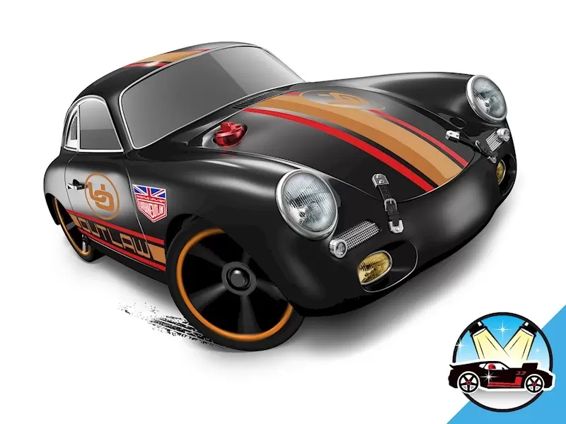 Hot Wheels Classiques - Porsche 356A Outlaw