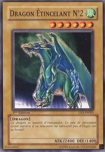 Deck de Démarrage GX YSD - Dragon Etincelant N°2