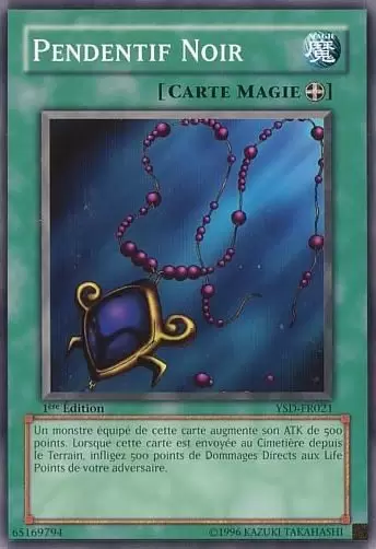 Deck de Démarrage GX YSD - Pendentif Noir