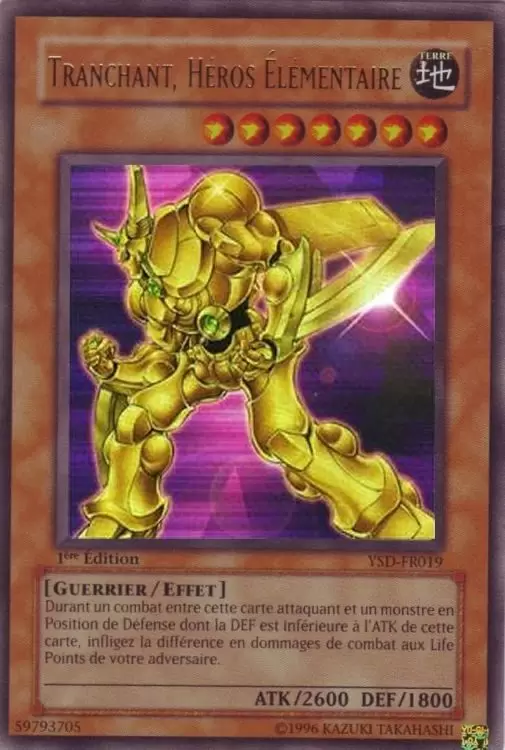 Deck de Démarrage GX YSD - Tranchant, Héros Elémentaire