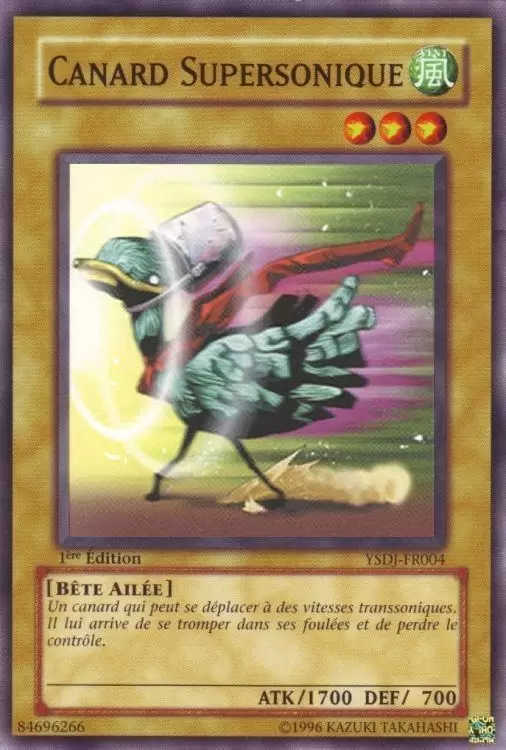 Deck de Démarrage Jaden Yuki YSDJ - Canard Supersonique