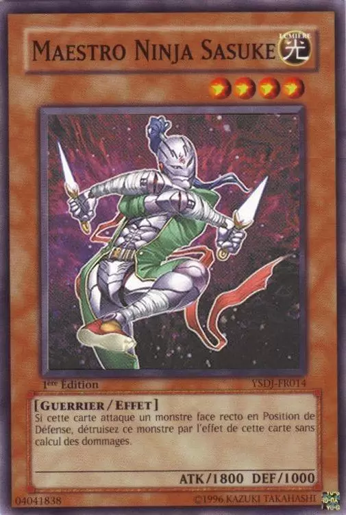 Deck de Démarrage Jaden Yuki YSDJ - Maestro Ninja Sasuke