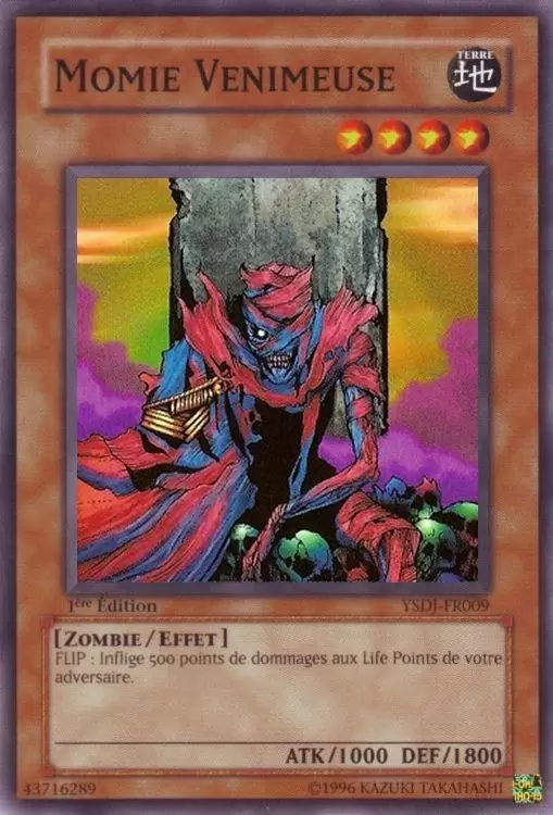 Deck de Démarrage Jaden Yuki YSDJ - Momie Venimeuse