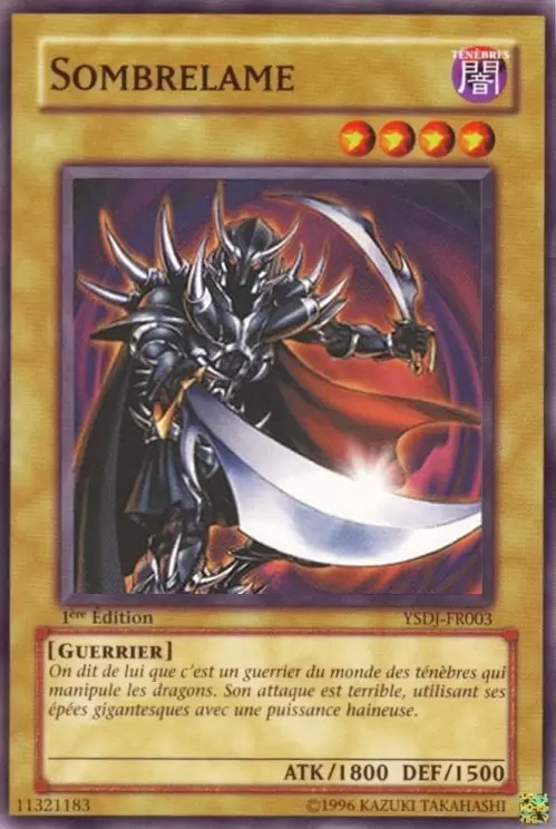 Deck de Démarrage Jaden Yuki YSDJ - Sombrelame