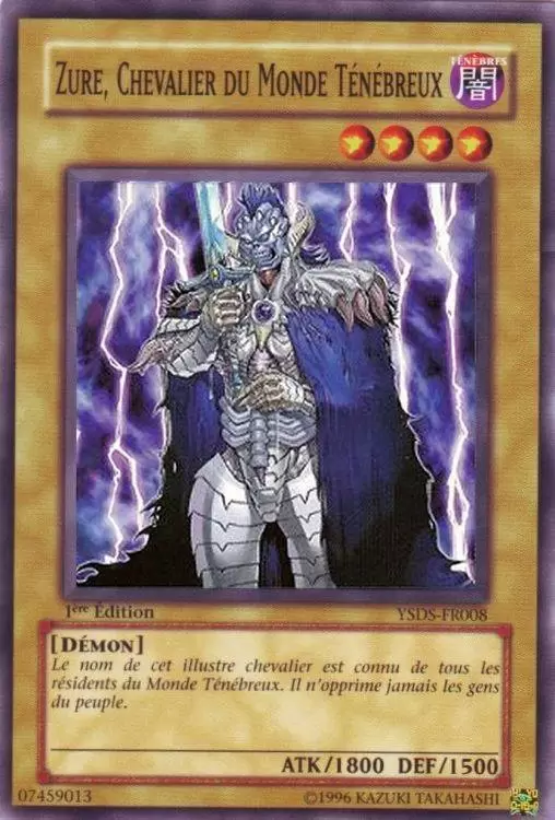 Deck de Démarrage Syrus Truesdale YSDS - Zure, Chevalier du Monde Ténébreux