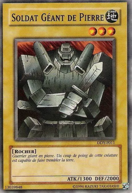 Deck de Démarrage Yugi DDY-F - Soldat Géant de Pierre