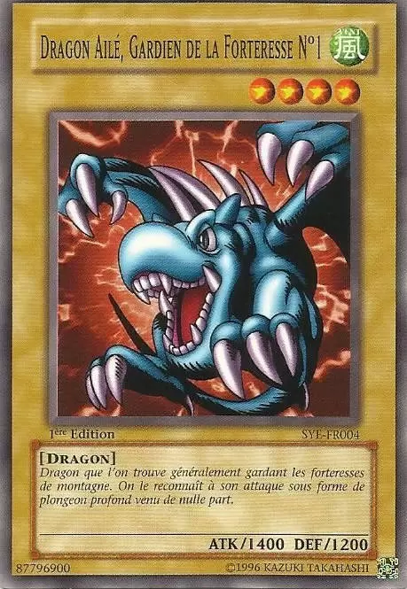 Deck de Démarrage Yugi Evolution SYE - Dragon Ailé, Gardien de la Forteresse N°1