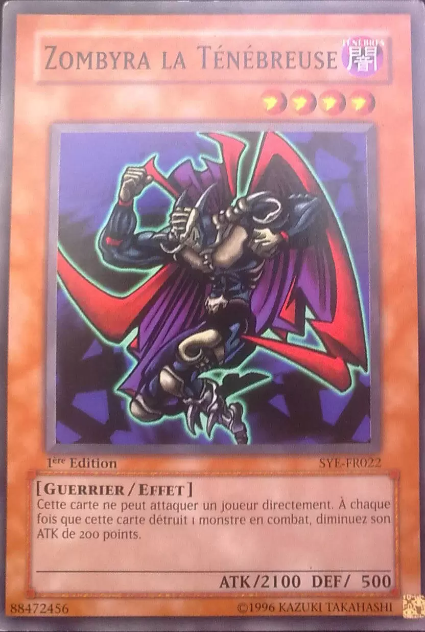 Deck de Démarrage Yugi Evolution SYE - Zombyra la Ténébreuse