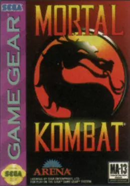 SEGA Game Gear Games - Mortal Kombat