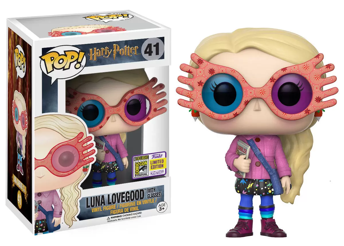 Luna Lovegood w/ Lion Head Harry Potter Funko POP Rock Candy Vinyl Figure  NEW 