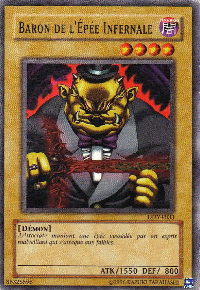 Deck de Démarrage Yugi DDY-F - Baron de l\'Épée Infernale