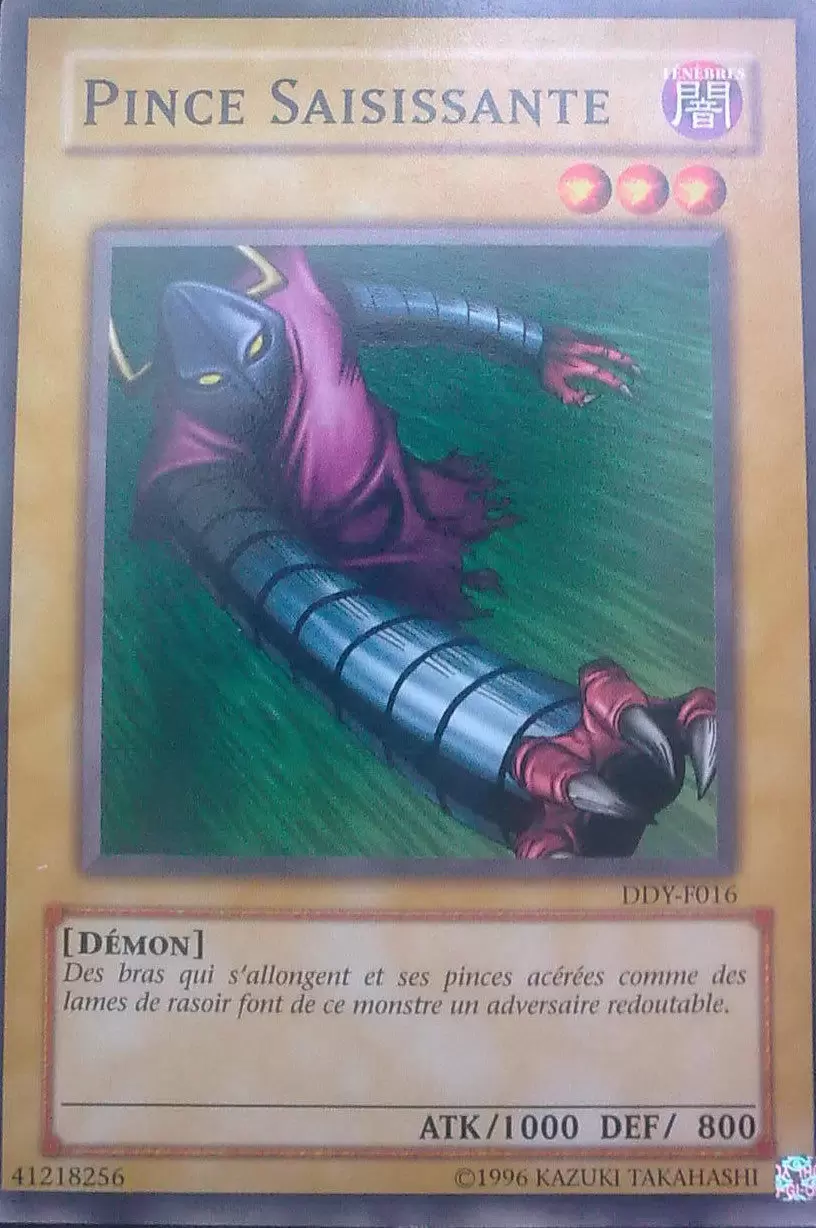 Deck de Démarrage Yugi DDY-F - Pince Saisissante
