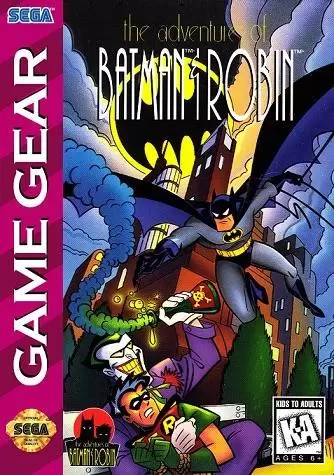 SEGA Game Gear Games - Adventures of Batman & Robin