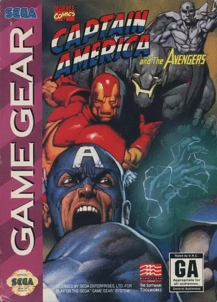 SEGA Game Gear Games - Captain America and the Avengers