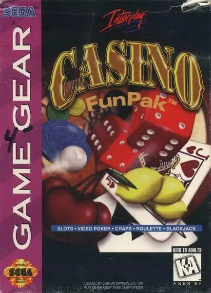 SEGA Game Gear Games - Casino FunPak