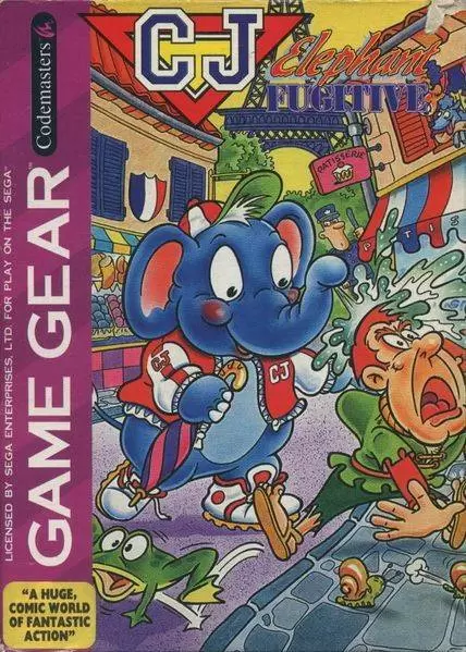 SEGA Game Gear Games - CJ Elephant Fugitive