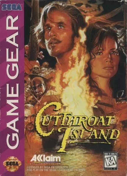 US - American Gamegear games - Cutthroat Island