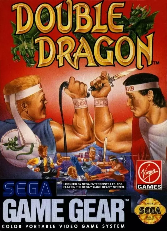 SEGA Game Gear Games - Double Dragon