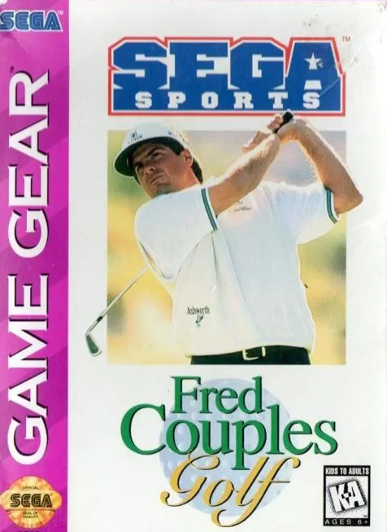 SEGA Game Gear Games - Fred Couples Golf