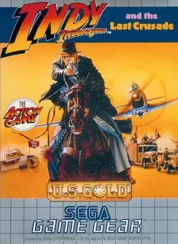 SEGA Game Gear Games - Indiana Jones and the Last Crusade