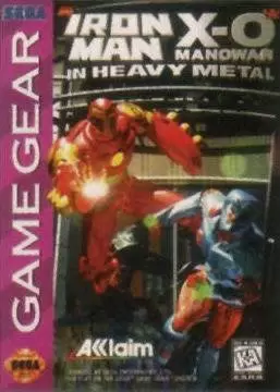 SEGA Game Gear Games - Iron Man / X-O Manowar in Heavy Metal