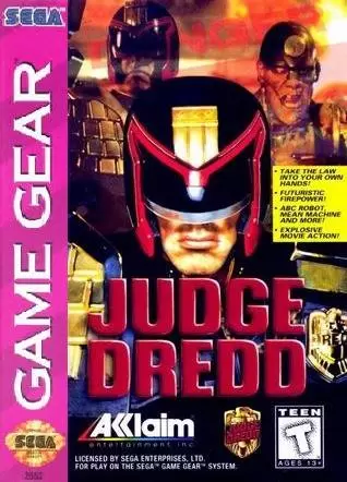 Jeux SEGA Game Gear - Judge Dredd