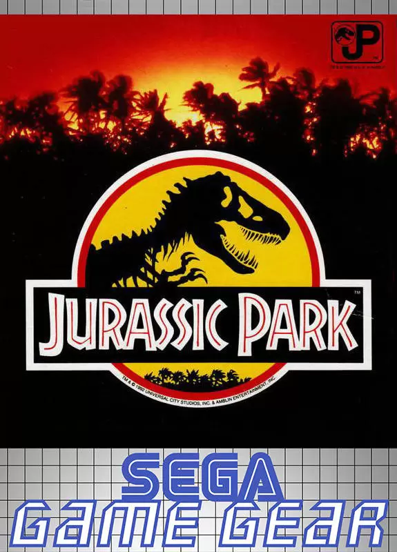 SEGA Game Gear Games - Jurassic Park
