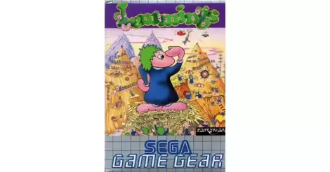 LEMMINGS Game Gear Sega 2194 gg