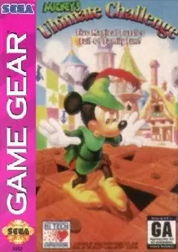 US - American Gamegear games - Mickey\'s Ultimate Challenge