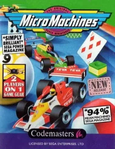 SEGA Game Gear Games - Micro Machines