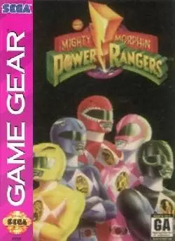 SEGA Game Gear Games - Mighty Morphin Power Rangers